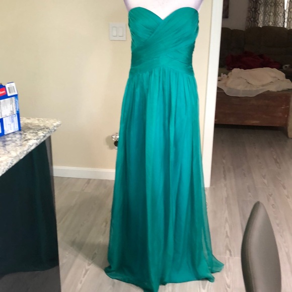 Lagoon green chiffon maxi - Picture 4 of 10